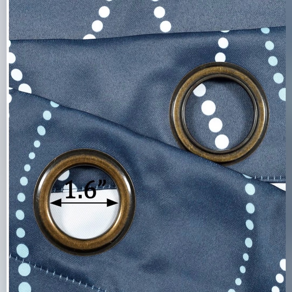 Lush Decor Swirl Room Darkening Curtain Panel Pair - 52"W x 84"L - Picture 4 of 11